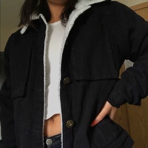 Black corduroy jacket